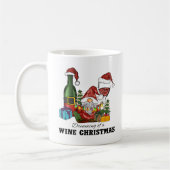Schattige Scandinavisch Gnome Holiday Design Koffiemok (Links)
