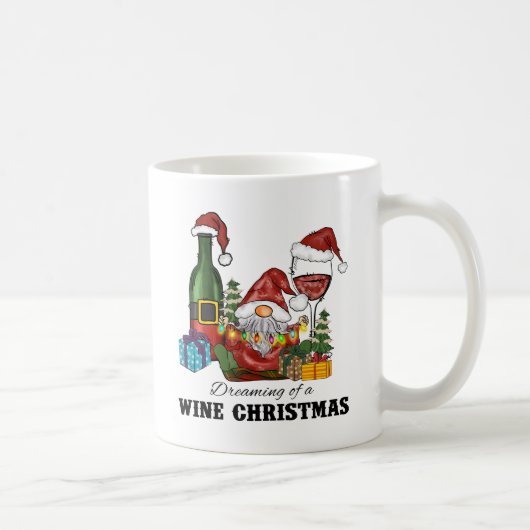 Schattige Scandinavisch Gnome Holiday Design Koffiemok (Rechts)