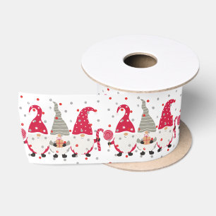 Schattige Scandinavische Kerstkabouters Lint