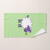 schattige schapen bad handdoek (Handdoek)