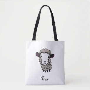schattige schapen draagtas