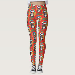 Schattige Schattig Kawaii Chibi Beer-y Kerst Beer Leggings
