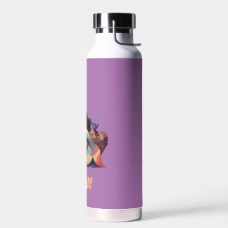 Schattige Schattigee Elegante Zeemeermin met Kinde Waterfles