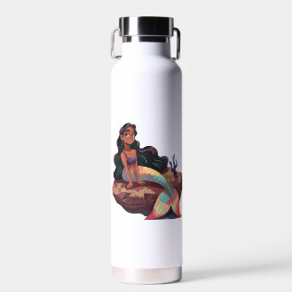 Schattige Schattigee Elegante Zeemeermin Waterfles