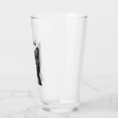 Schattige schets van de jonge kat glas (Links)