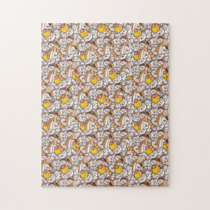 schattige schild legpuzzel