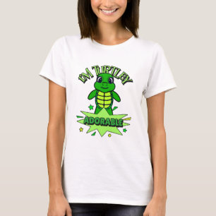 Schattige Schildpad Grappige Quote Doodleuk Schatt T-shirt