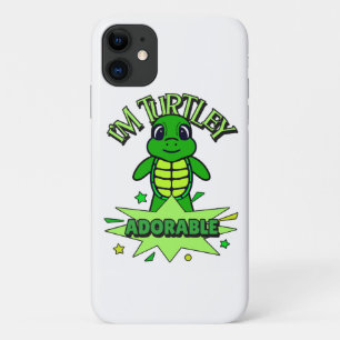 Schattige Schildpad Grappige Quote Turtley Schatti iPhone 11 Hoesje