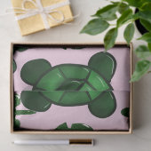 Schattige Schildpad Laat Naadloos Patroon, Tropisc Tissuepapier (Geschenk)
