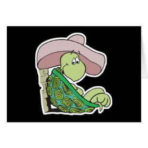 schattige schildpad met sombrero
