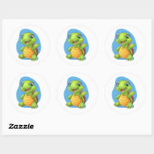 Schattige Schildpad Sticker - Schattigee Cartoon O (Vel)