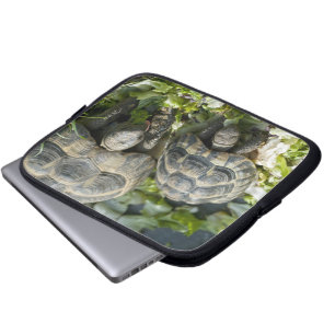 Schattige schildpadden laptop sleeve