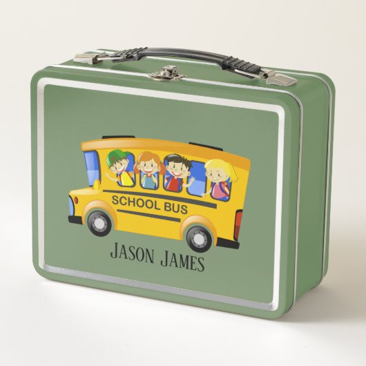 schattige schoolbus (Voorkant)