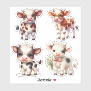 Schattige Schotse Kalfjes Sticker