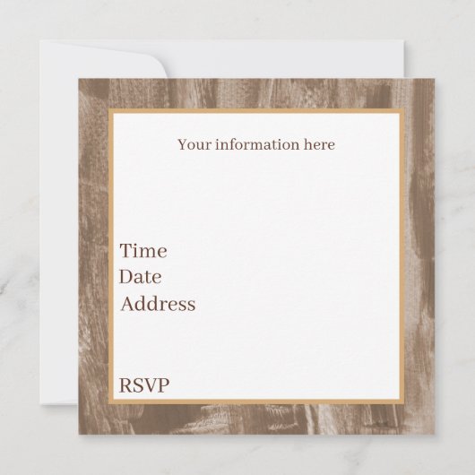 Schattige schrijven kabouter partij kaart (Achterkant)