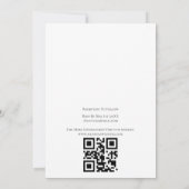 Schattige script waterverf roos overlay script kaart (Achterkant)