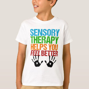 Schattige Sensory Therapie SPD Autisme Grap Kinder T-shirt