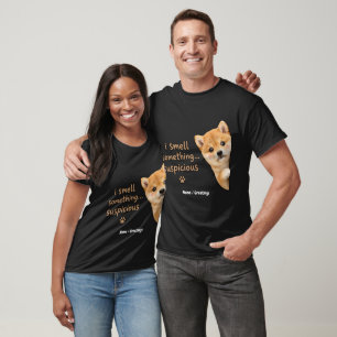 Schattige Shiba Inu Puppy Grappige Geur Citaat Kaw T-shirt