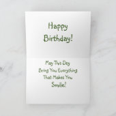 Schattige Shih Tzu Birthday Kaart (Binnen)