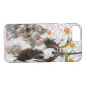 Schattige Shih Tzu en Yorkie Case-Mate iPhone Case (Achterkant (Horizontaal))