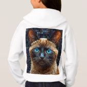 Schattige Siamese kat (Achterkant)
