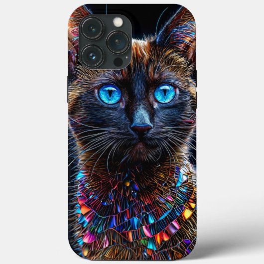 Schattige Siamese kat Case-Mate iPhone Case (Achterkant)