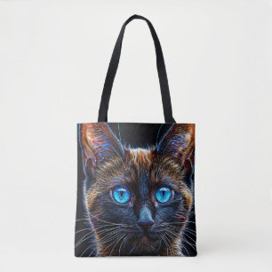 Schattige Siamese kat Draagtas