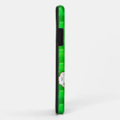 Schattige Siberisch Husky Dog Pet St. Patrick's Da Case-Mate iPhone Case (Achterkant/rechts)