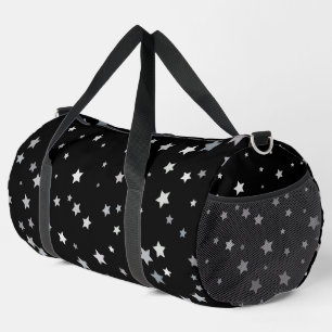 Schattige Silver Stars patroon Elke achtergrondk Plunjezak