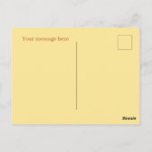 Schattige sinaasappel Bericht toevoegen Fruit Briefkaart (Achterkant)