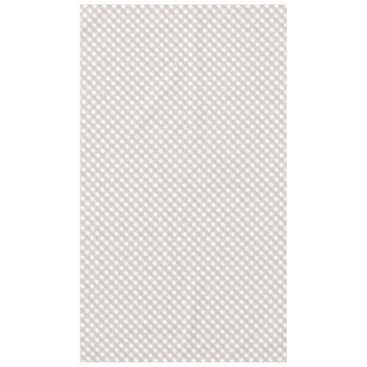 Schattige Sinaasappel en Blue Gingham Pattern Hall Tafelkleed (Voorkant)