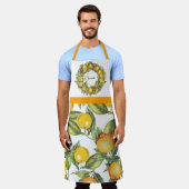 Schattige Sinaasappel Fruit Design gepersonaliseer Schort (Gedragen)