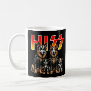Schattige Sissende Katten Rocken Kitten Kitty Rock Koffiemok