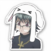 schattige sjiizuku Murazaki hunter x hunter anime Sticker (Voorkant)