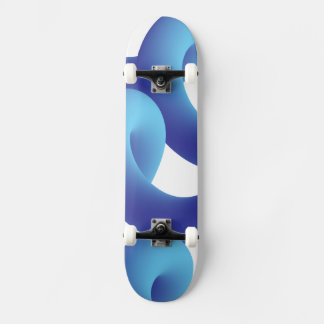 Schattige skateboard met Abstracte geometrische ac