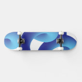 Schattige skateboard met Abstracte geometrische ac (Horizontaal)