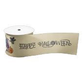 Schattige Skelet Dieren en Pompoenen Halloween Lint (Spoel)