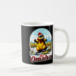Schattige ski-avontuur in Omaha groundhog prairieh Koffiemok