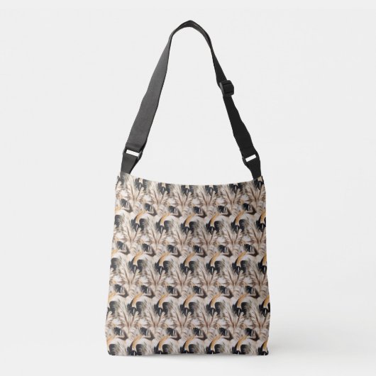 Schattige Skunk Animal Pattern Hoesje-Mate iPhone  Crossbody Tas (Voorkant)