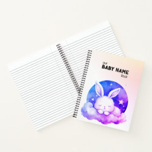 Schattige Slaap Konijn Notitieboek