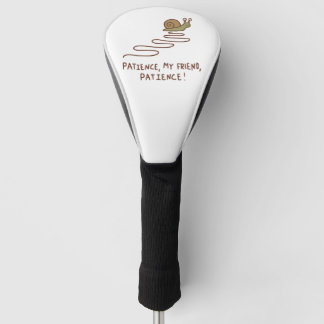 Schattige Slak Geduld Motivatie Spreuk Golfheadcover