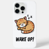Schattige slapend Kat iPhone 15 Pro Max Hoesje Wak (Achterkant)