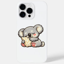 Schattige slapende koala met kussen