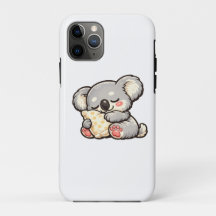 Schattige slapende koala met kussen