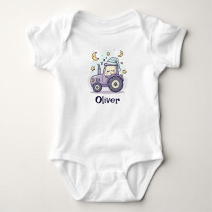 Schattige Slapende Tractor Romper