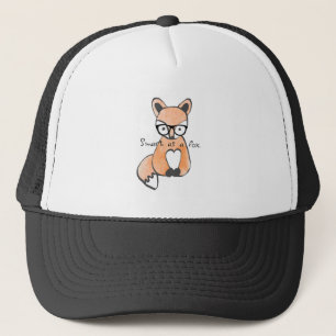 Schattige Slimme Vos Trucker Pet