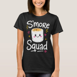 Schattige s'mores familie marshmallow  t-shirt