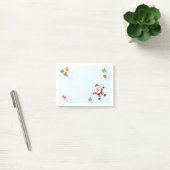 Schattige Sneeuwengel Kerstman Kerstmis Post-it® Notes (Kantoor)