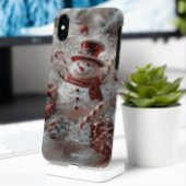 Schattige sneeuwman iPhone Case kerstcadeau
