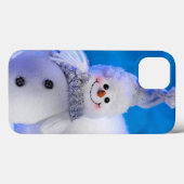 schattige sneeuwpop Case-Mate iPhone case (Achterkant (horizontaal))